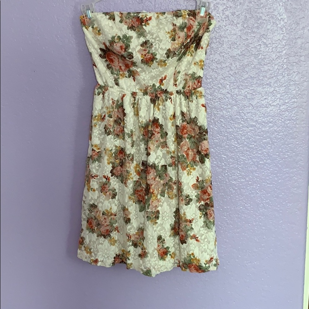 Floral lace sundress